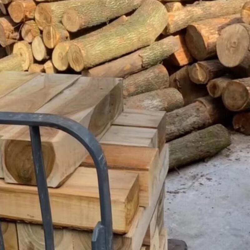 Heavy-Duty Hardwood Crane Stabilizer Pads