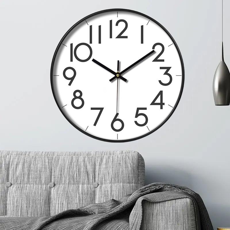 Simple Luxury Creative Modern Light Wall Clock Home Living Room Fashion Decoration Simple  Art Atmosphere Bedroom