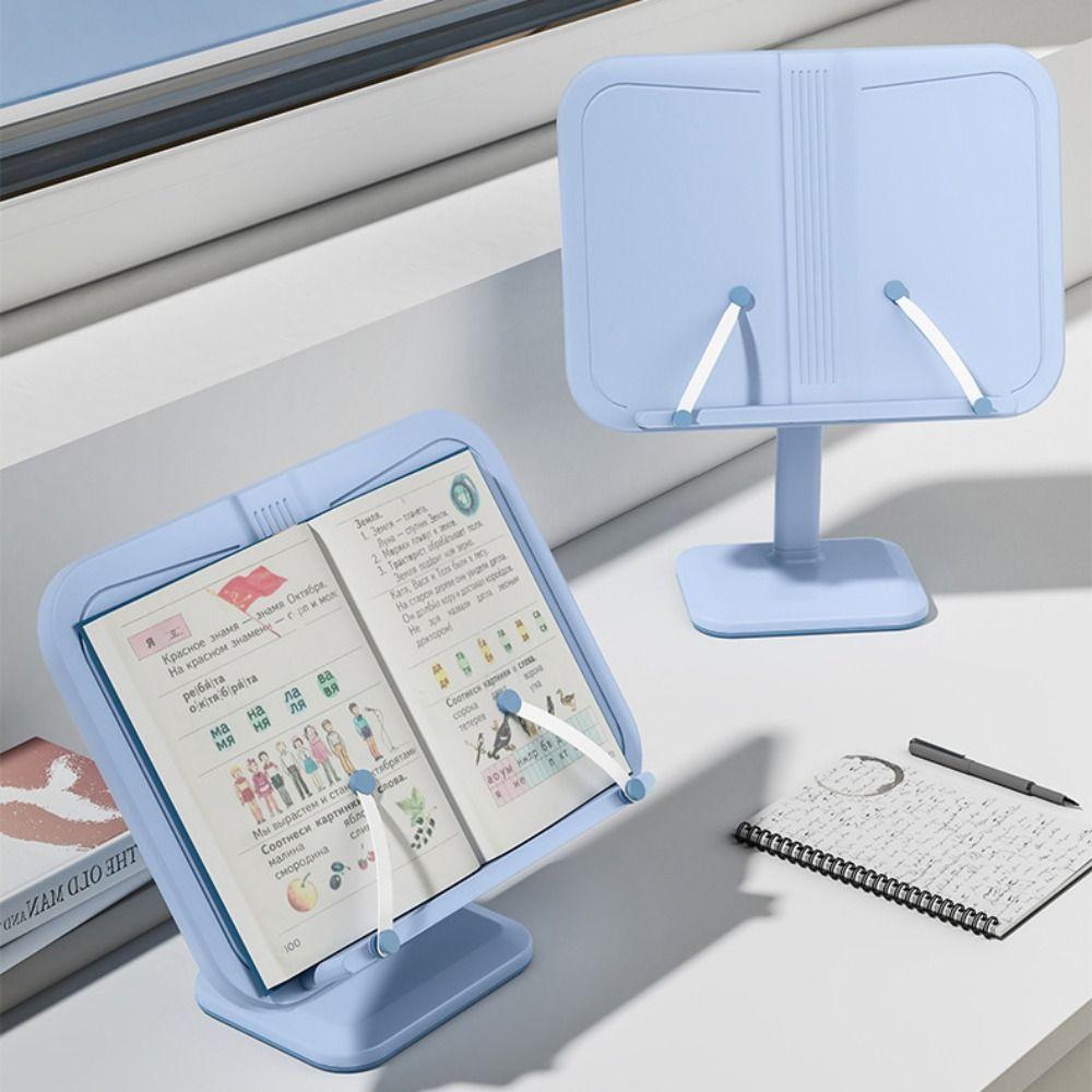 Bookend Book Holder Multi-purpose Reading Tablet Desktop Stand Adjustable Reading Book Rack  Home