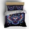Enchanted Owl Galaxy Set Multiple sizes kid's and adults' bedroom Exquisite 3PC bedding set gift