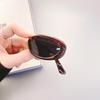 Oval Shape Cool Sunglasses Foldable Uv400 Protection Summer Women Sun Glasses Travelling Hiking Fashion Sunglass