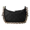 Gucci GG Emblem Embossed Logo Mini Shoulder Bag Women Shoulder Bag Black 847091-AAFDV-1000