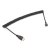HD Multimedia InterfaceA to HD Multimedia InterfaceC Adapter Cable Spring Cable Left Elbow
