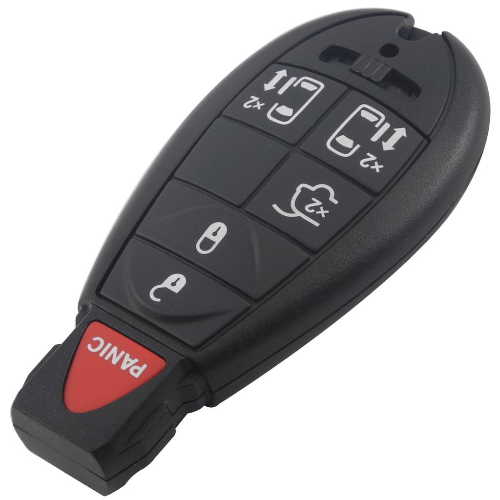 Jingyuqin 2/3/4/5/6 Tasten Fernbedienungsgehäuse Smart Key Shell Für Chrysler Jeep Grand Cherokee 2008 - 2015 Fob Smart Key Gehäuse