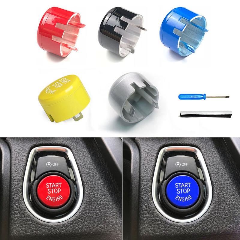 Tasto Start Stop Motore Con Tasto OFF Per Avviare Motore Copritasto Pulsante Avviamento Motore Per BMW F G Chassis F20 F30 F34 F10 F48 F52 F15 F16 F25 F26