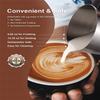 4 In 1 350ml Household Professional Electric Coffee Milk Stirring Cup Stainless Steel Milk Warmer Automatic Milk Frother