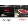 For Lexus RX350 450h 2013-15 Chrome ABS Rear Bumper Fog Light Frame Cover Trims