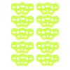 10Pcs Finger Exerciser 6.6LB Green Soft Flexible Silicone Portable Skin Friendly Finger Stretcher
