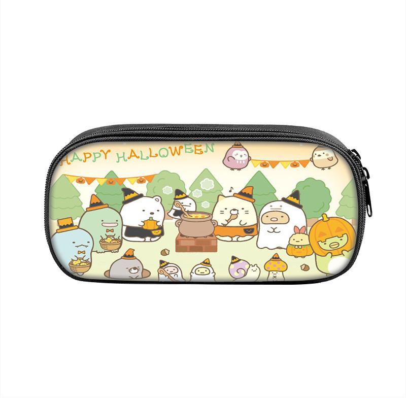 Sumikkogurashi Character Pencil Case With Large Capacity Nylon Storage Bag For Students