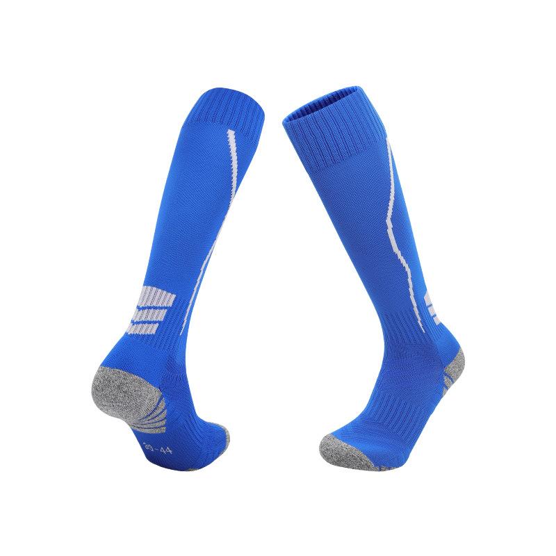 Professional Football Socks Actual Combat Stockings Training Socks Non-Slip Breathable Towel Bottom High Tube Solid Color Fencing Socks