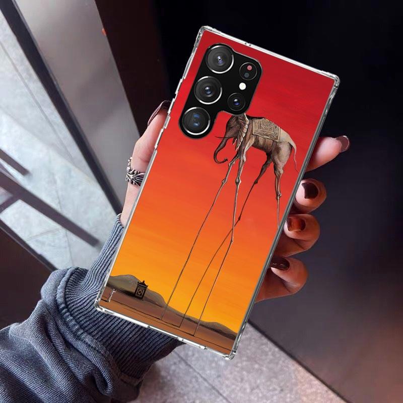 Salvador Dali Art Phone Case For Samsung Galaxy S23 S24 S25 Edge S26 Ultra S22 + S21 Plus S20 FE Cover Silicone Print Shell Gala