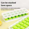 Ice Tray Silicone Mold with Covers Soft Bottom Silicone Easy Demolding Ice Mold Durable Bar Wine Ice Block Mechanism Ice Box