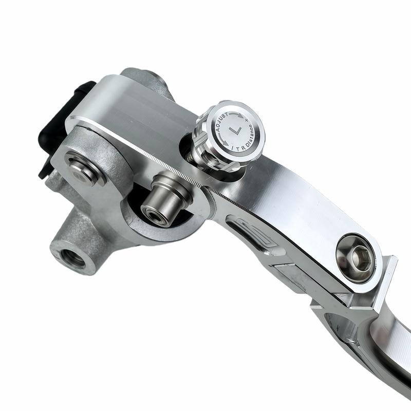 15mm Piston Motorcycle Foldable Clutch Brake Lever Anti-Drop CNC Aluminum  Adjustable Universal Modification Accessories Upgrade