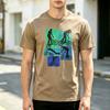 BMX Bike Rider Silhouette Graphic T Shirt For Unisex 100 Cotton Crewneck Extreme Sports Tee For Summer Casual Streetwear