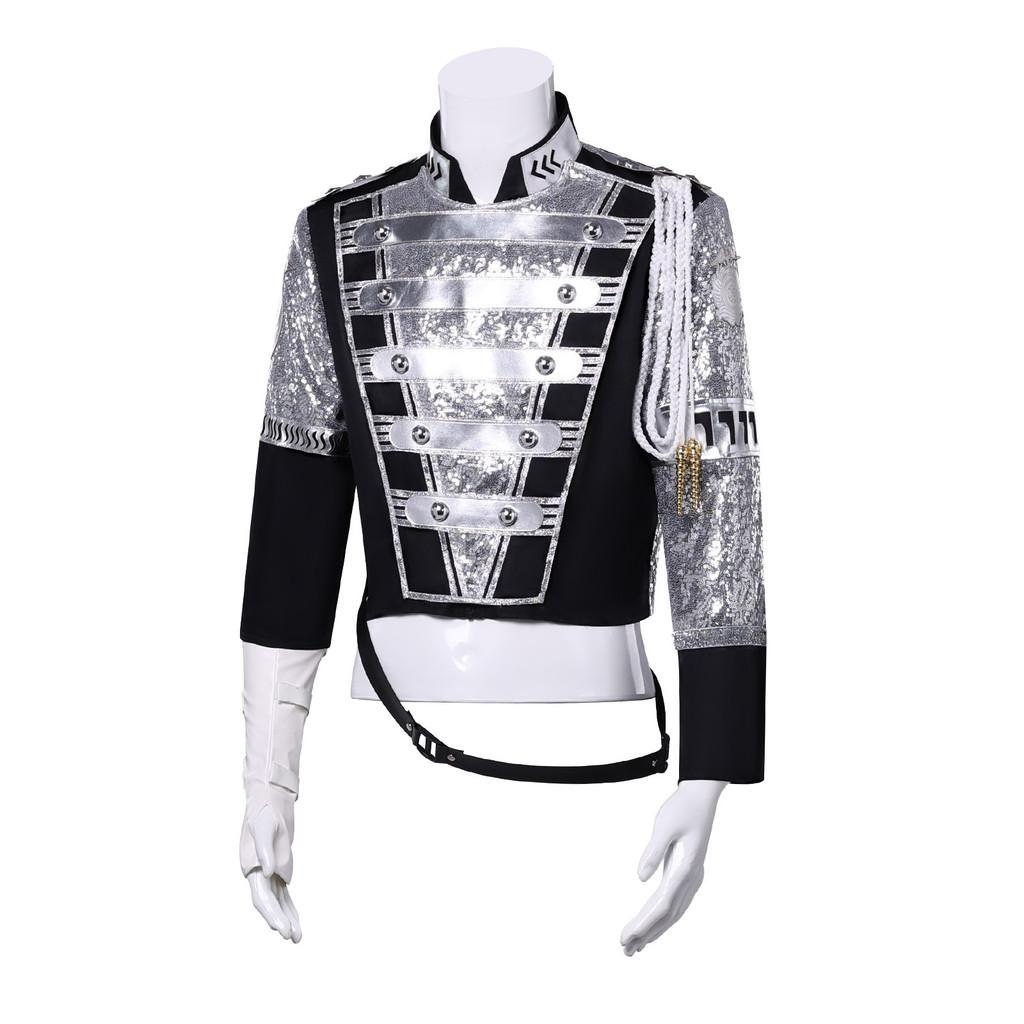 Michael Jackson Pailletten Podiumkostuum Voor Halloween Cosplay Optredens