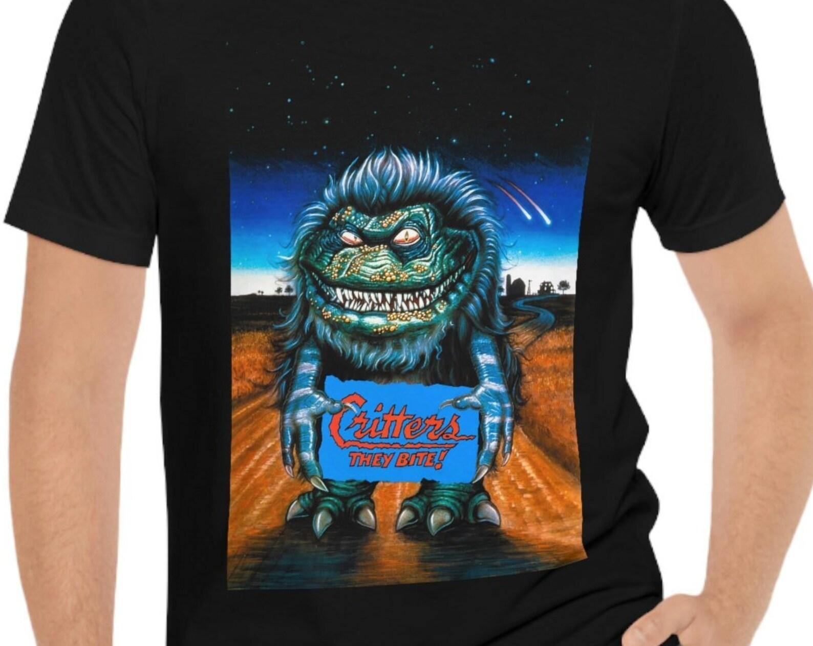 Critters Movie T-Shirt Black Short Sleeve Tee 3XL