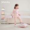 JELLYBABY Girls' Anti-Bacterial Thermal Fleece Pajama Set