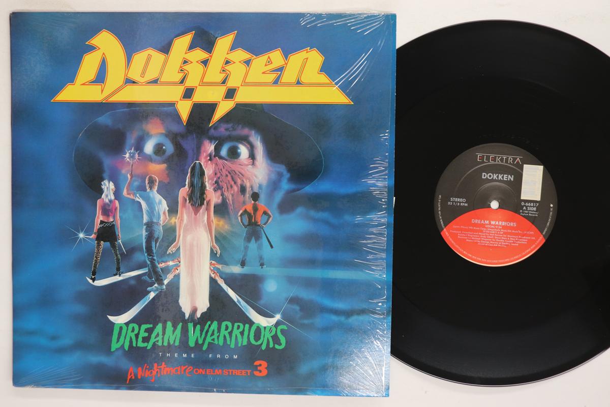 12inch Record DOKKEN Dream Warriors Theme From A Nightm 066817 ELEKTRA 1987 US Metal Used