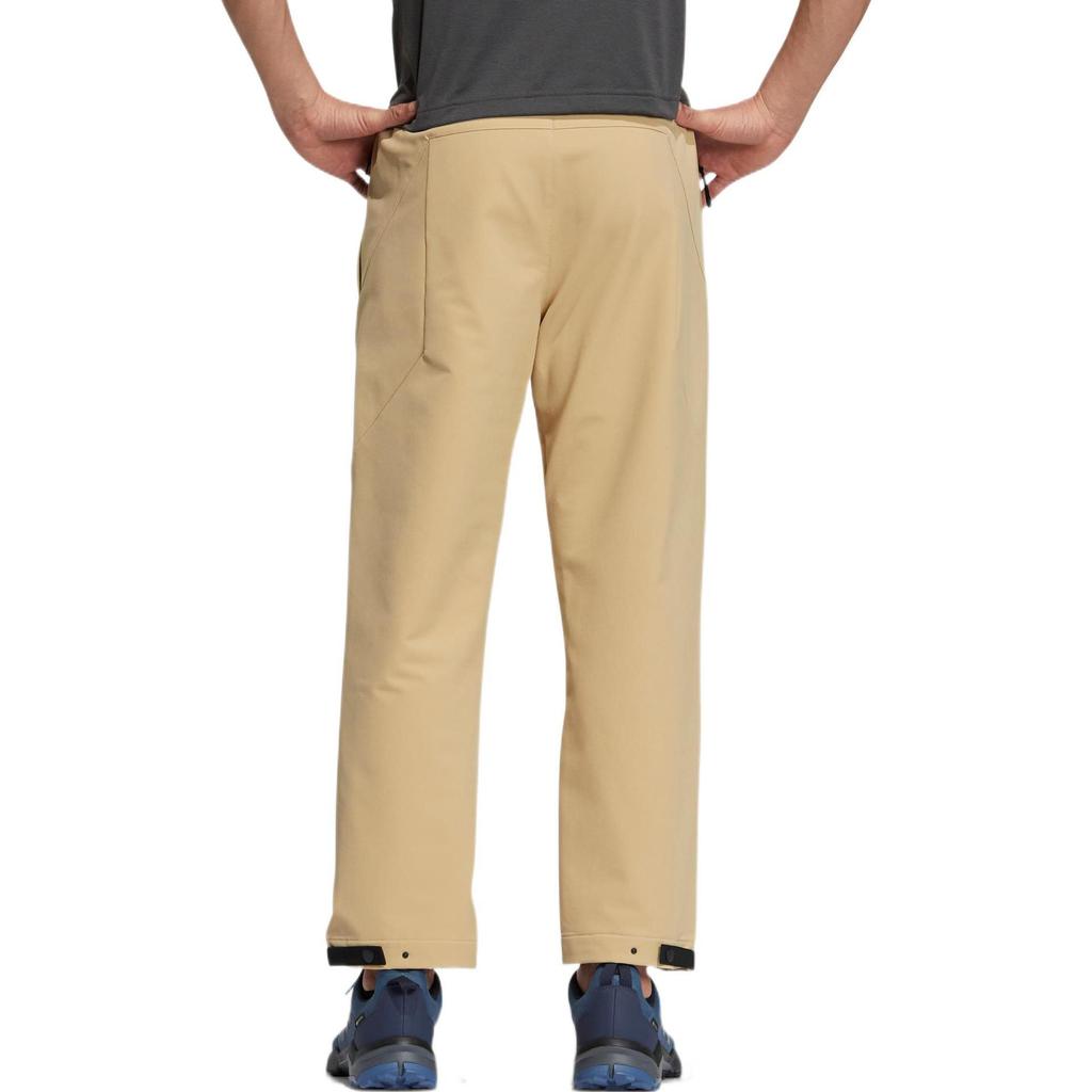 Adidas Elastic Waist Outdoor Softshell Sports Pants Men Bottoms Khaki IC7993
