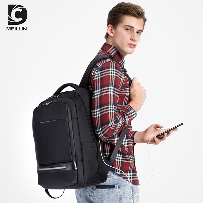 New Backpack Simple Usb Oxford Cloth Computer Men's Bag Leisure Backpack Gift Business Backpack Men's Backpack Student