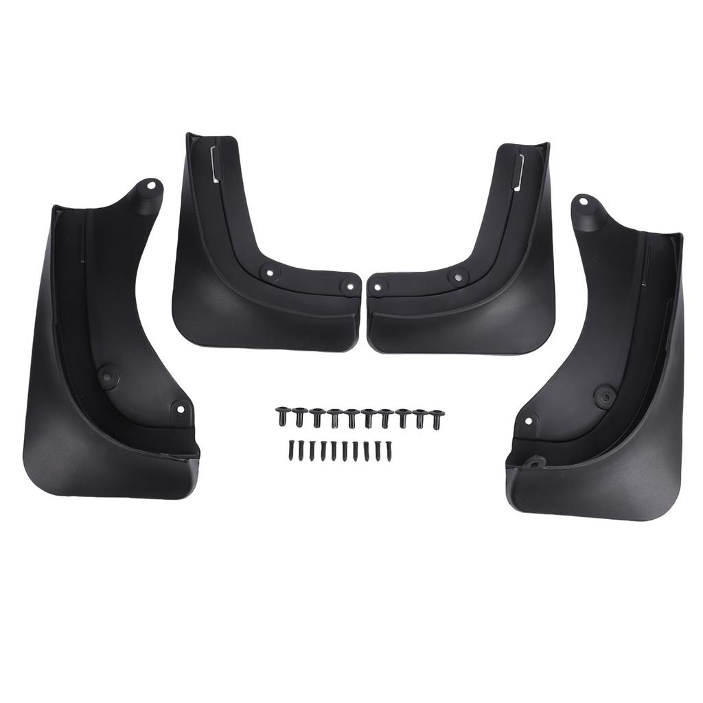 Splash Guard Mud Flaps Front and Rear ABS Impact Proof Black Color Replacement for Model Y Juniper 2025 2026