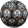 Steampunk Mountain Dog Round Football Size 5 Adult Ball Suitable for Training Matches and Outdoor Team.