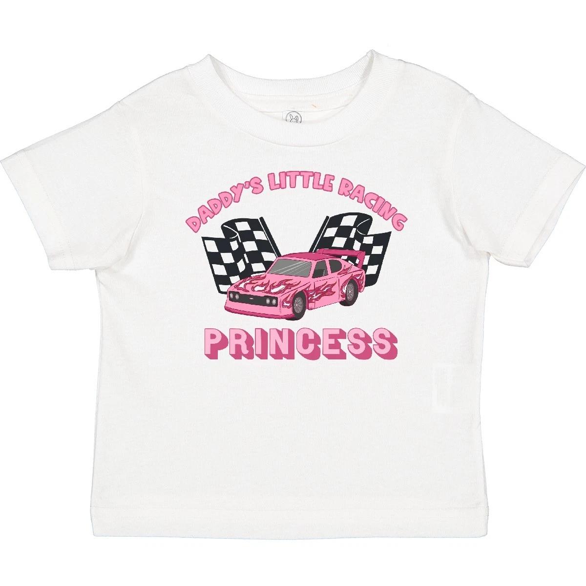 Inktastic Daddy s Racing Princess Pink Race Car Baby T-Shirt Daughter Girl Racer 120