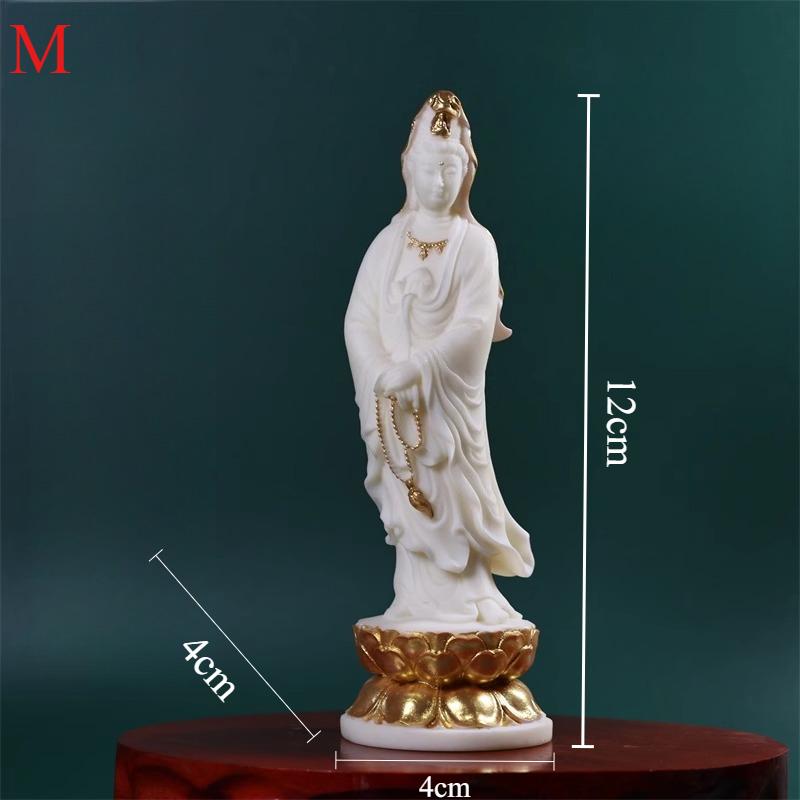Ornamenti di Guanyin Frutto d'Avorio Statue di Buddha Cinesi Decorazione Soggiorno Casa Statua Decorativa Feng Shui Statue di Buddha da Venerare