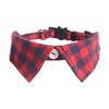 New Pet Cat Collar British Gentleman Plaid Bow Tie Stylish Accessory for Cats Dog Accessories Cat Collar Dog Y Harness