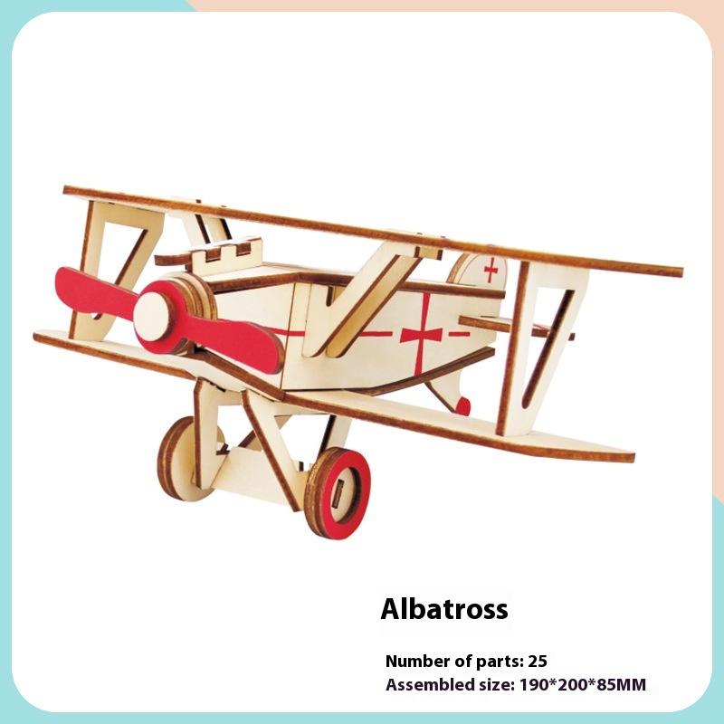 Simulation Wooden Toy Children's Handmade Educational Assembly 3d Three-dimensional Puzzle