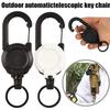 1pc Anti Loss Carabiner,Wire Lua Retractable Carabiner,Outdoor Backpack Keychain