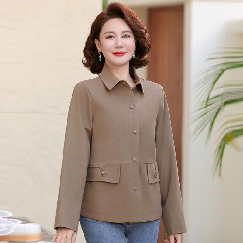 Women's Mid-Aged & Elderly Autumn/Winter Sweater Cardigan