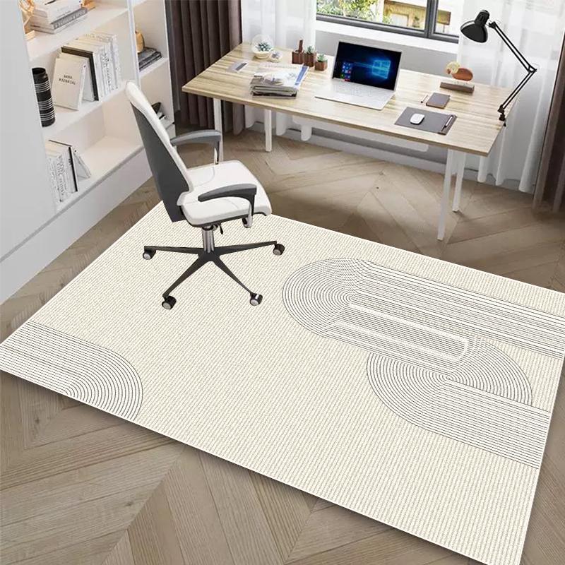Bedroom Computer Chair Carpet Home Decoration Geometric Living Room Rugs Non-slip Plush Office Coffee Tables Washable Floor Mat