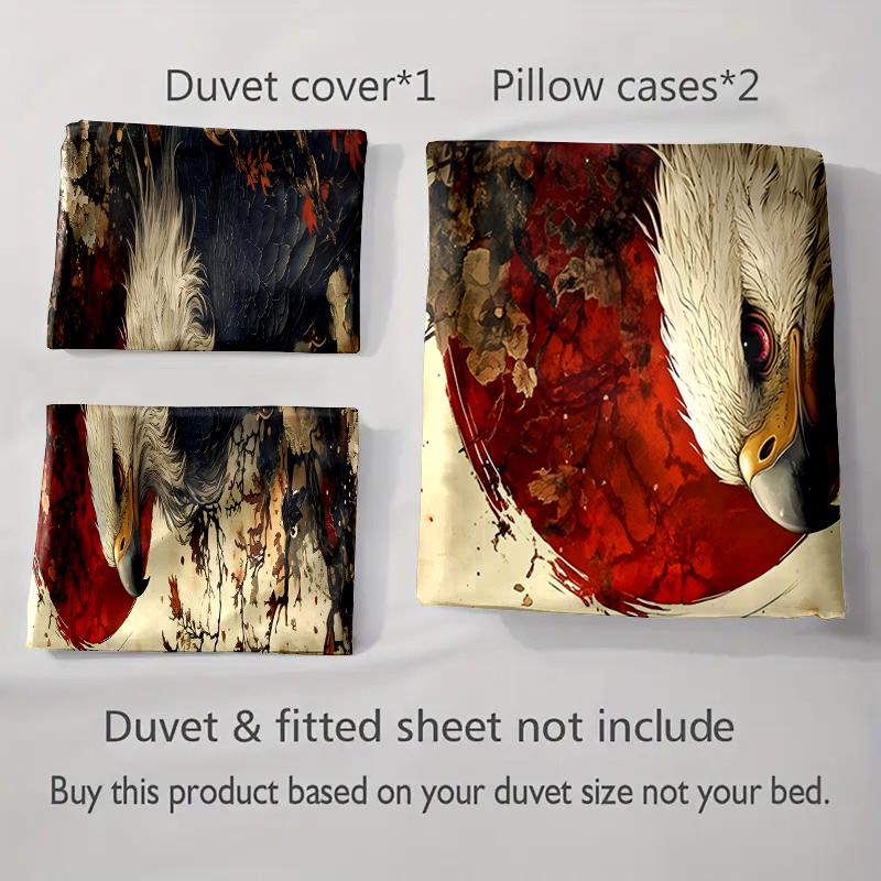 Eagle, Nature, Abstract. Bedding Duvet Cover Sets Duvet Covers Pillowcases Gifts (1 * Duvet Cover 2 * Pillowcases, Without Duvet Insert)