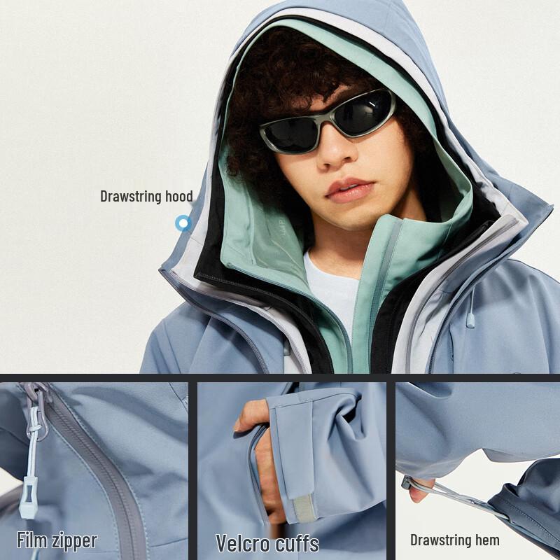 

Camel Men s Hooded Waterproof Outdoor Jacket 3XL