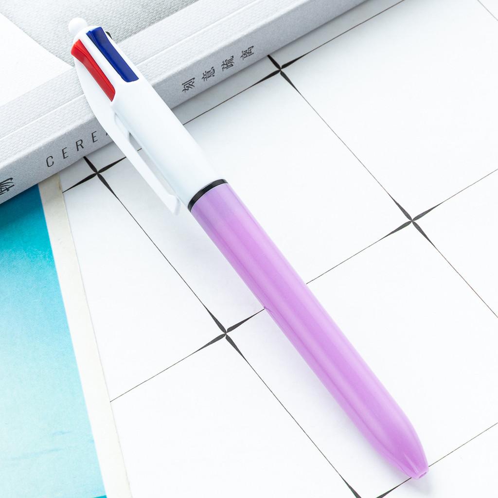 Multicolor Push Pen With Bullet Tip For Students And Office Use