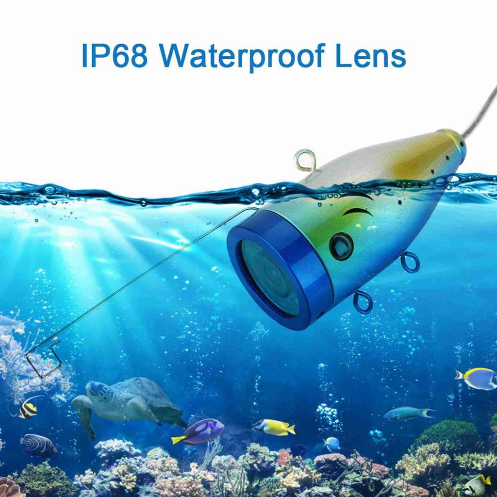 9 Inch 1000 TVL LCD Monitor Underwater Fish Finder Sonar Fishing Camera 50M  100 240V9 Inch