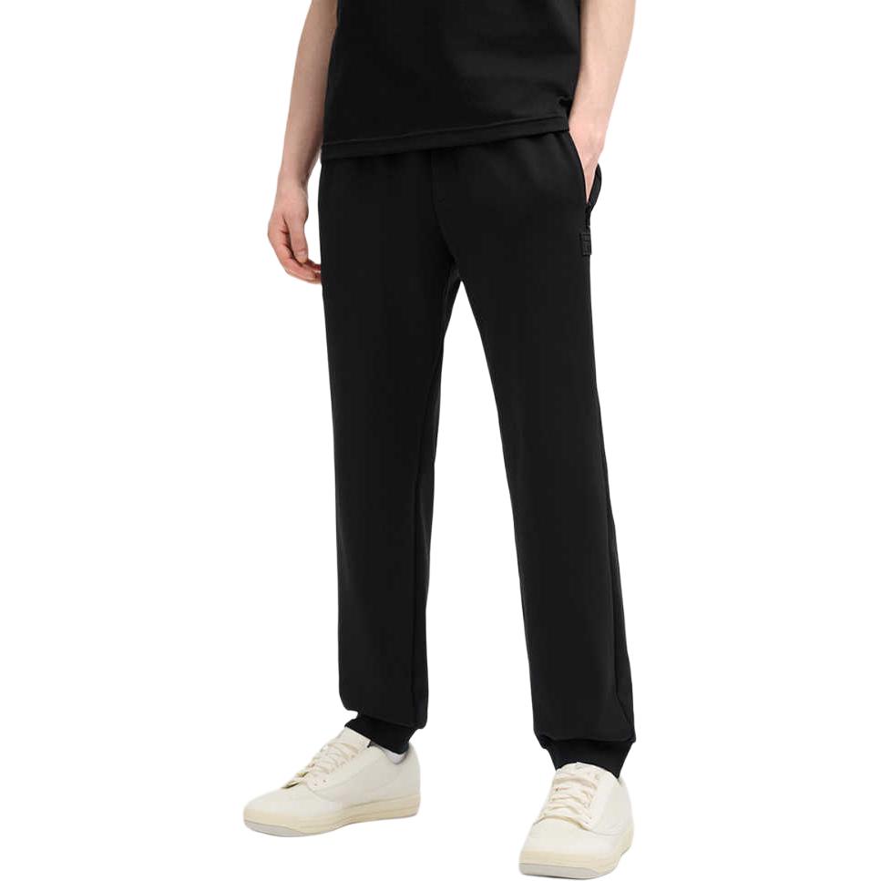 Fila Milano Series Versatile Comfortable Tapered Knit Casual Pants Men Bottoms Black F11M515604FBK