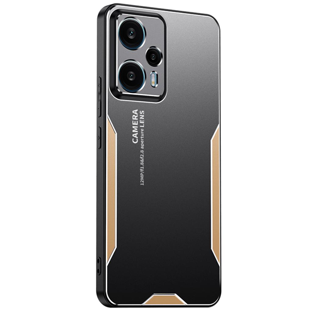 Для Xiaomi Redmi Note 12 Turbo/Poco F5 5G Металлический+ТПУ+ПК Чехол Защита Объектива Камеры
