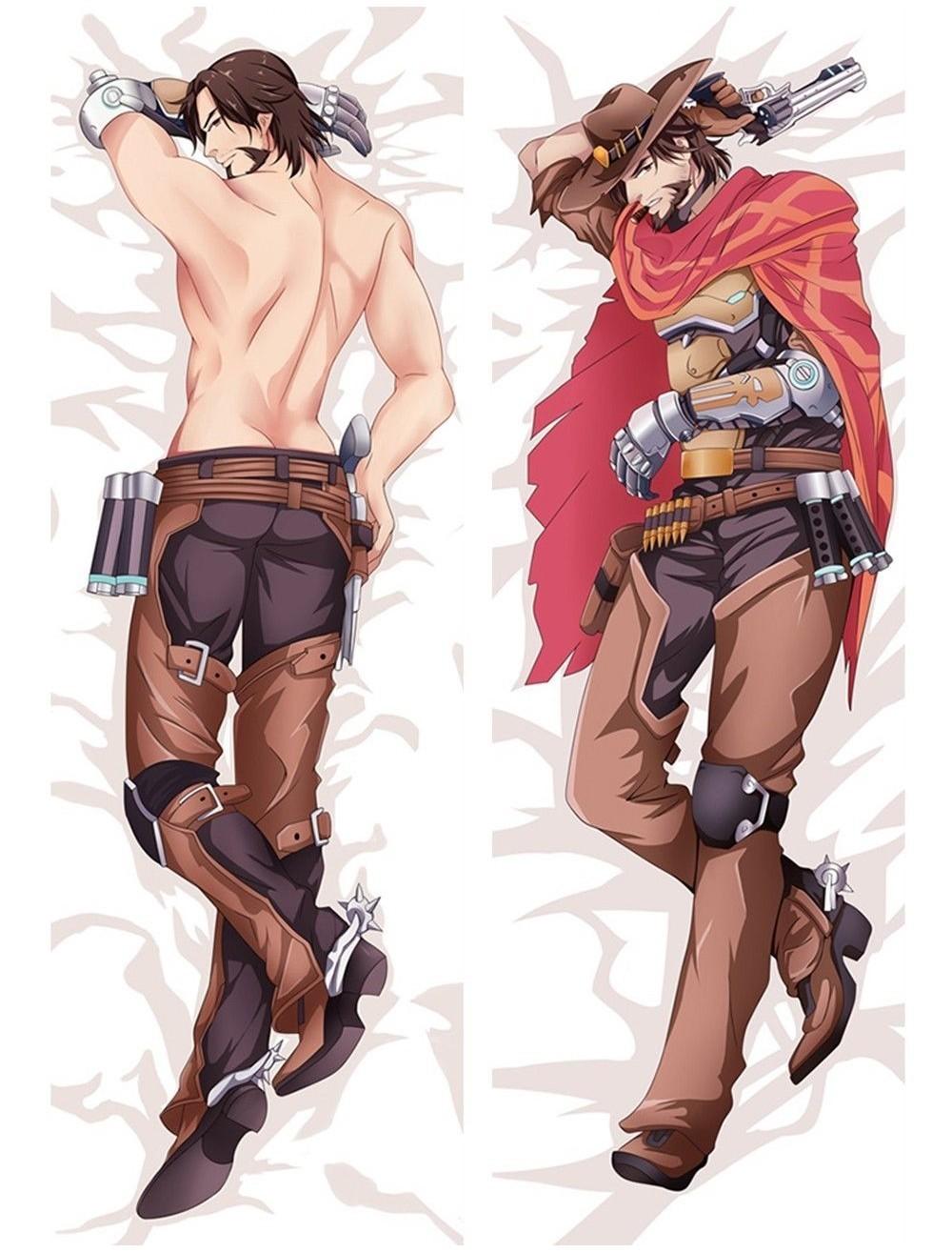 Luxurious Overwatch Dakimakura Jesse Mccree Anime Hugging Body Pillow Case Cover