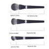 Makeup Brush Kit 3Pcs Premium Contour Blusher Brushes Makeup Brush Blending Foundation Concealer Brush Beauty Cosmetics Tools