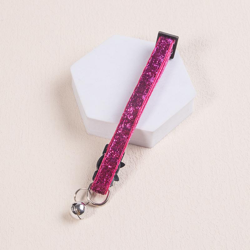 1PC Reflective Breakaway Cat Collar Safety Elastic Adjustable Neck Strap With Bell For Kitten Puppy Pet Leash Accessories