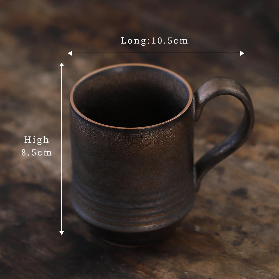 Creative Vintage Ceramic Cup, Personality 200-280ml , For Afternoon Tea, Milk Tea, Mug, Minimalist Style, Coffee Cup,  Water Cup