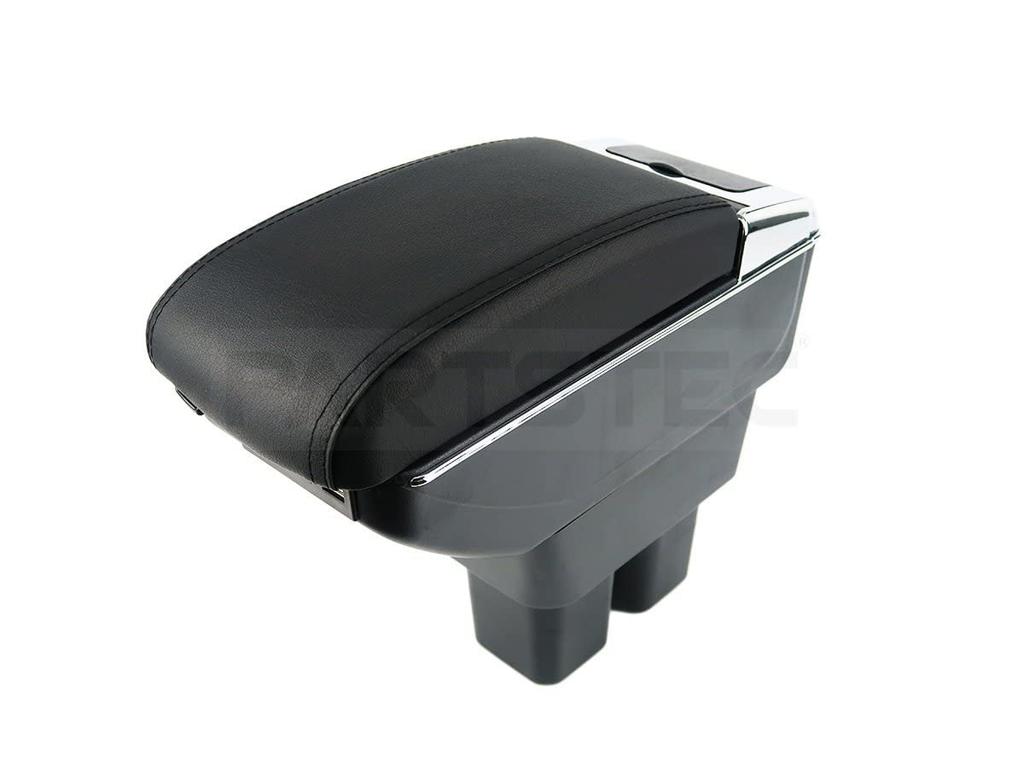 MOTOR POWER Center Console Box for Subaru USB Cord Drink Sliding Black for Sambar Truck Sambar Van and Sambar Dias TW2 Armrest/Armrest Sambar, Port,