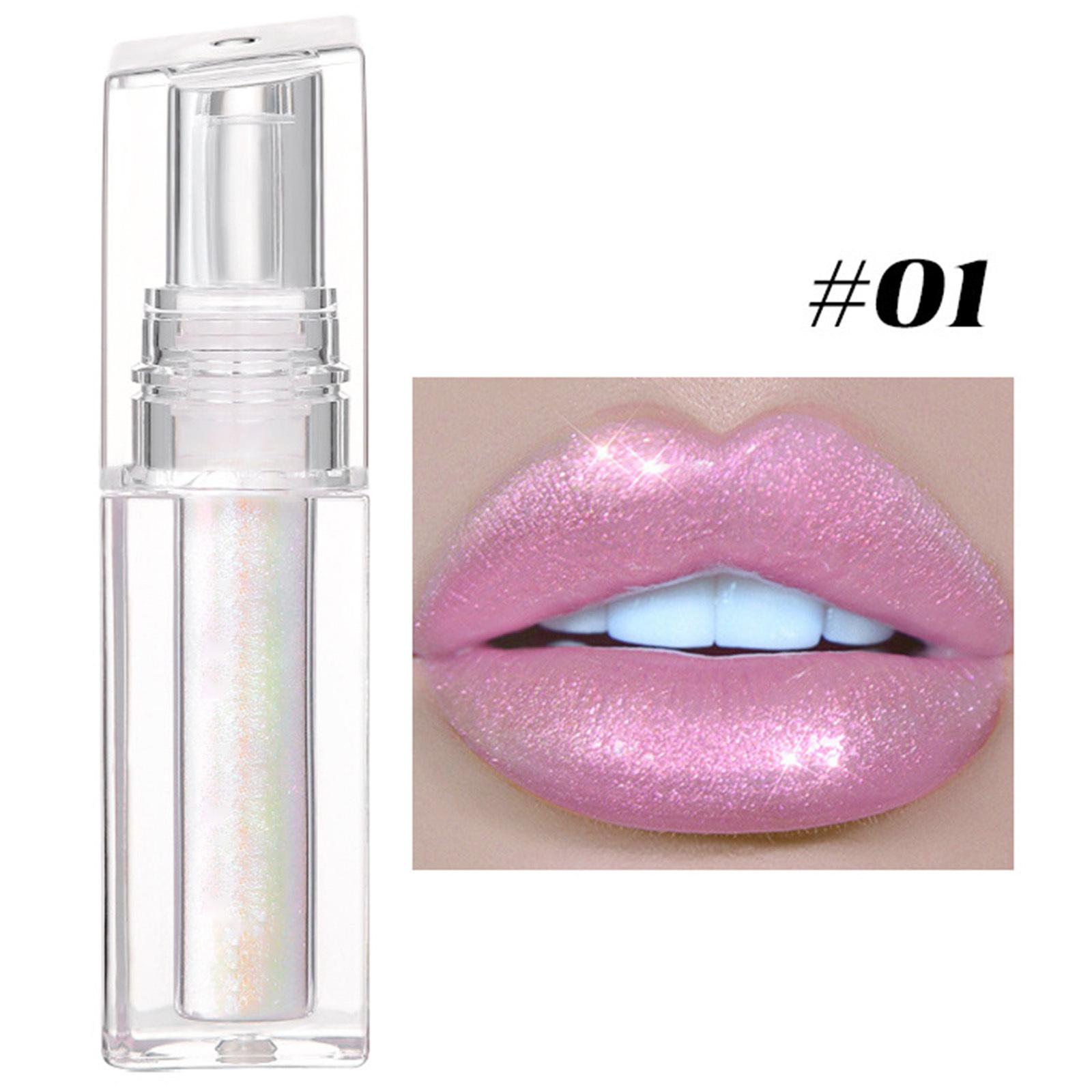 

Блестящая жидкая губная помада-хамелеон с бриллиантовым мерцанием, металлический блеск для губ, стойкая водостойкая блестящая губная помада для женщин и девушек, сияние для лица и глаз One Size
