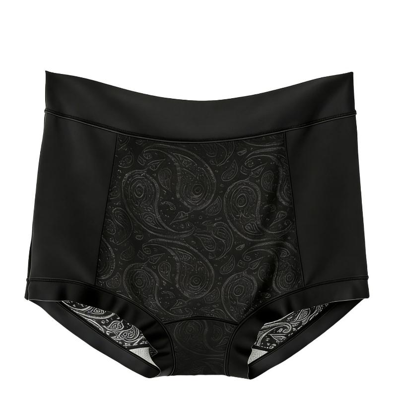Traceless Small Boxer Panties Women's Ice Silk Large Size Mid-waist Anti-light Cotton Crotch Boxer Shorts Women