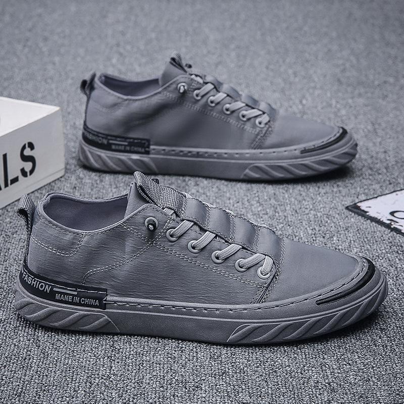 

Весна и лето новая мужская повседневная обувь тренд дышащая зонтичная ткань обувь работа универсальная мужская обувь мода 44 (male)