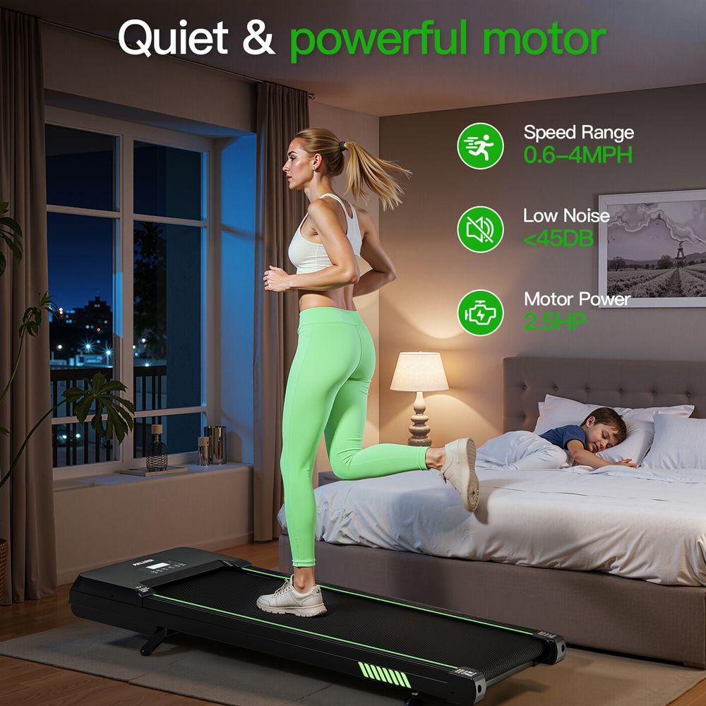 Akluer TW140L Treadmill With 12% incline, Triple Cushioning And Foldable, 1-6Km/h, Lightweight and quiet treadmill for Home use