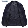 ROMON Men's Slim Fit Business Suit Jacket