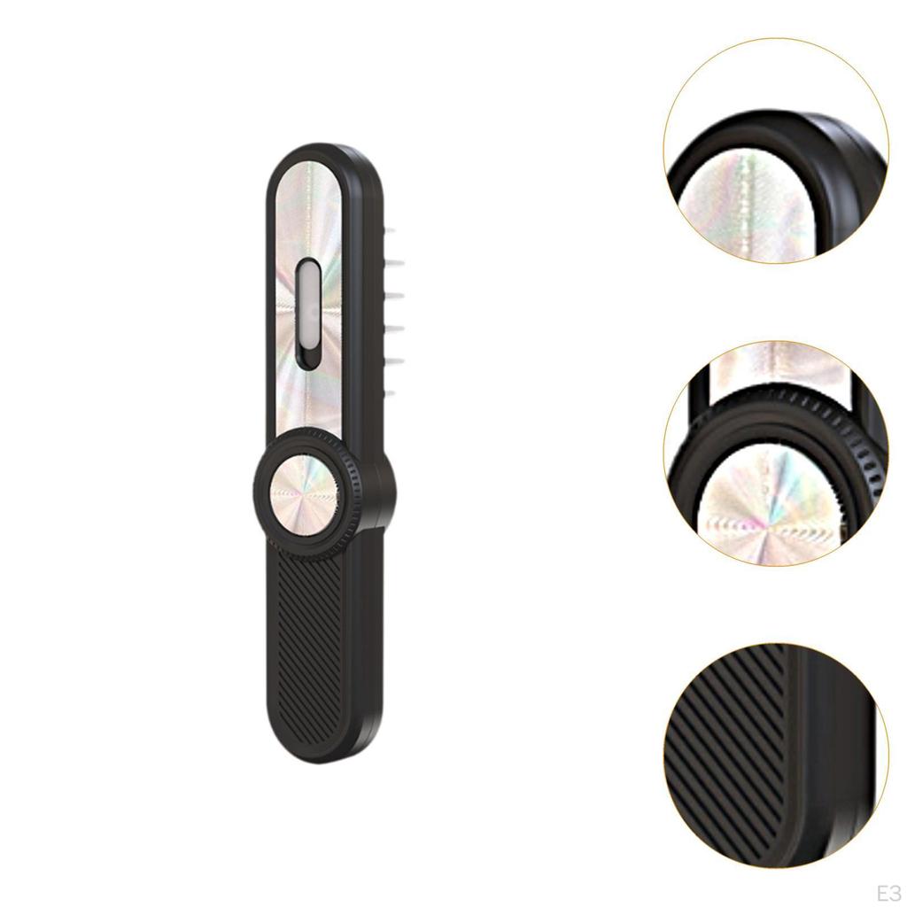 Elektrischer Haaröl-Handkamm mit rotem und blauem Licht für Frauen